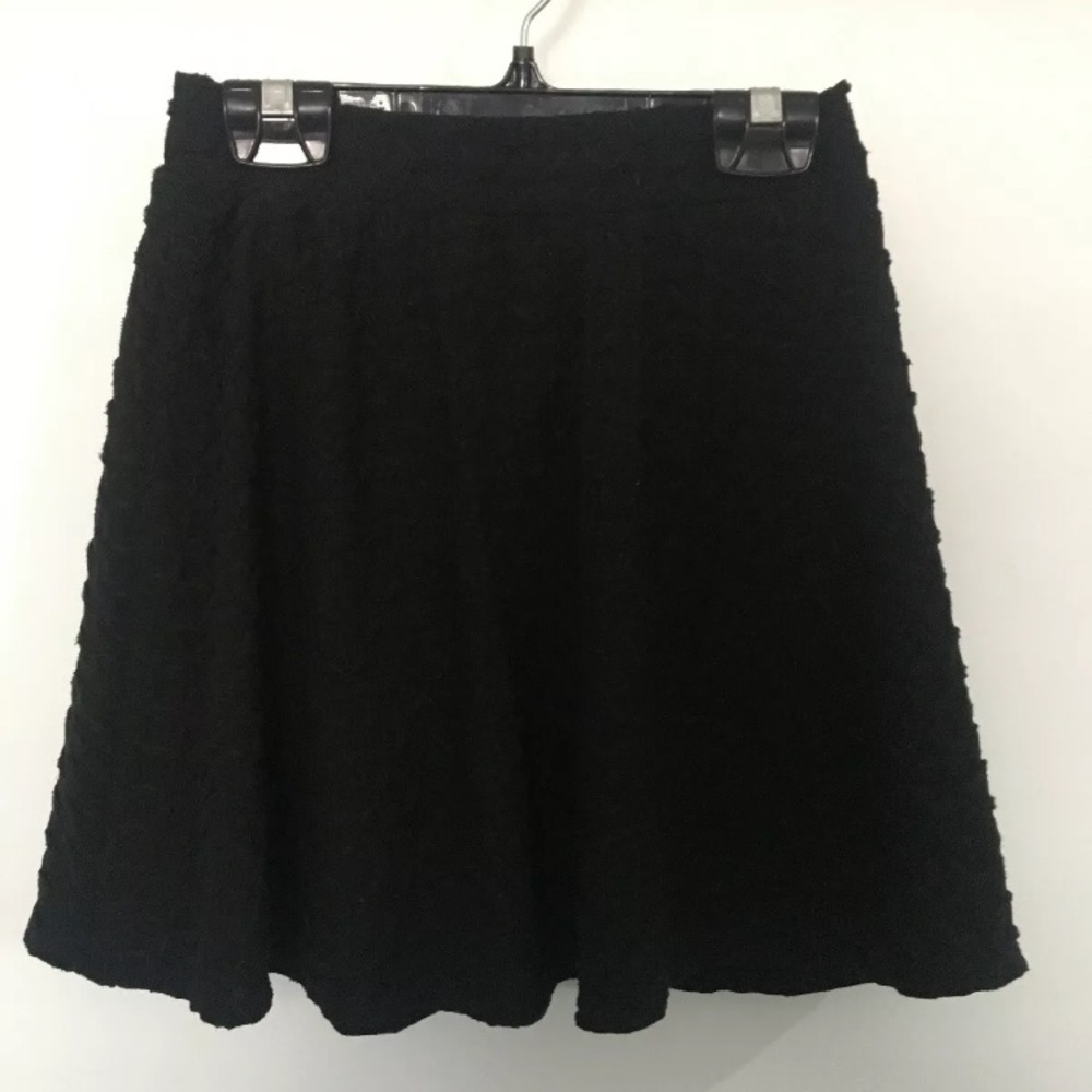 Ladies black circle skirt small
